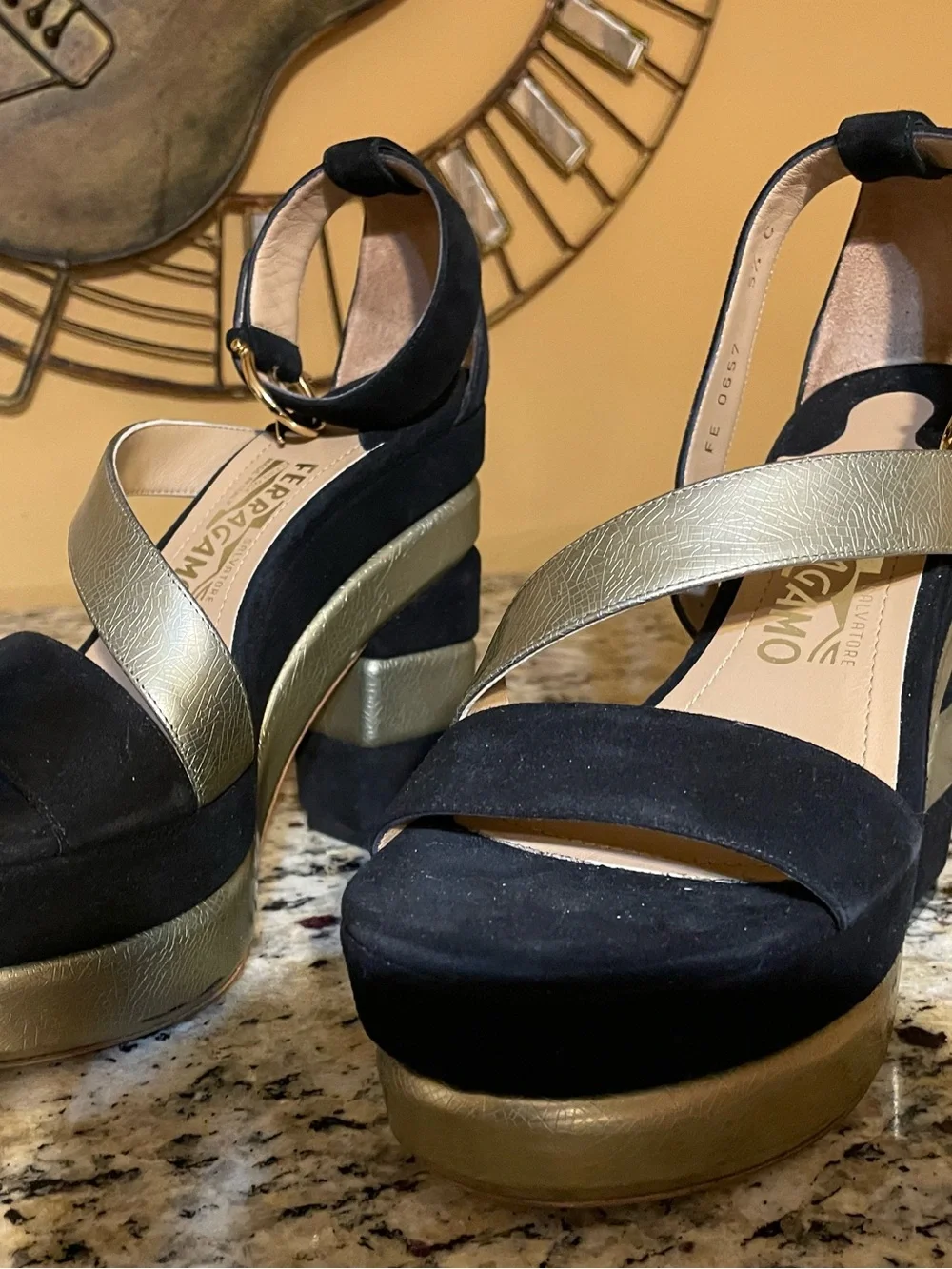 Salvatore ferragamo  size 5.5 $300